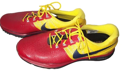 Zapatos de golf Nike ID talla 13 Lunar Control 3 rojo/amarillo Foto 1 de 4