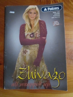 KNITTING PATTERN BOOK PATONS ZHIVAGO ALL WRAPPED UP GREAT **** MUST SEE - Image 1 of 4