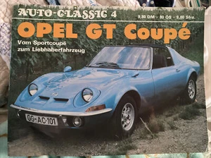 auto classic 4 OPEL GT Coupe vintage brochure magazine literature - Picture 1 of 12