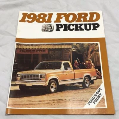 1981 Ford pickup sale brochure F100 F150 Ranger Custom Supercab - Image 1 of 4