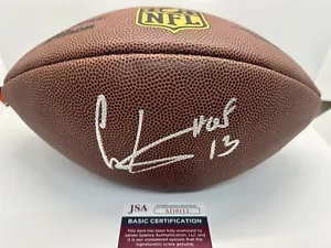 Cris Carter Signed Wilson Duke NFL Full Size Replica Football Vikings JSA COA - Picture 1 of 2