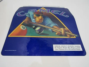 OLD JOE CAMEL CHARACTER LARGE WINDOW STICKER CIGARETTS ADVERTISING POOL BILLARD  - Picture 1 of 1