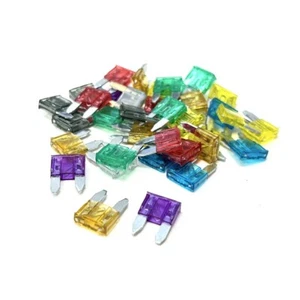 Mini Klinge Sicherungen Pack 100 - 2A-30A bewertet Auto Boot Motorrad - Bild 1 von 1