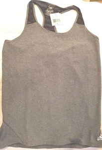 Adidas Damen Performance Athletic Reflective Core Run Tank Grau Top Gr. M - Bild 1 von 5