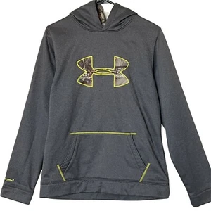 Under Armour STORM1 Loose Fit Gray Camo Fleece Lined Hoodie Sweatshirt Youth XL - Picture 1 of 11
