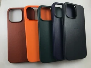 Oryginalne skórzane etui Apple z magsafe do iPhone 14/14 Plus/14 Pro/14 Pro/14 Pro Max - Zdjęcie 1 z 42