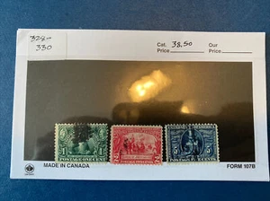 US Stamps - 328 - 330 - Used - SCV = 38.50 - Picture 1 of 1