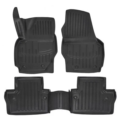 Floor Liners 3D Mats Tray Fits Volvo XC70 2007-2016 Full Set Premium SCOUTT - Image 1 of 4