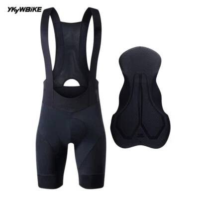 YKYWBIKE Cycling Bib Shorts Men Outdoor Bike Cycling Padded Tights Bicycle Bibs - Image 1 of 4