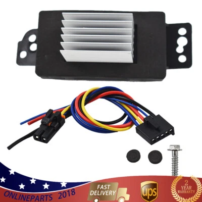 Heater Blower Motor Resistor w/ Harness For Chevrolet Impala 2006-2009 2010 2011 - Image 1 of 4