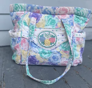Vintage Bright Future Baby Diaper Bag- Gender Neutral -Pastel Floral Themed - Picture 1 of 12