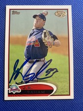 2012 Topps Pro Debut J.R. Graham #136 Auto Signed Autograph Braves 