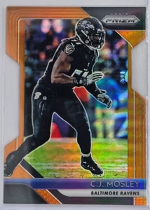C.J Mosley 2018 Panini Prizm Orange #184 50/249 Football Card - Picture 1 of 3