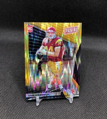 2018 Panini National Convention VIP Sam Darnold /10 GOLD FLASH PRIZM SSP RC #83 - Image 1 of 4
