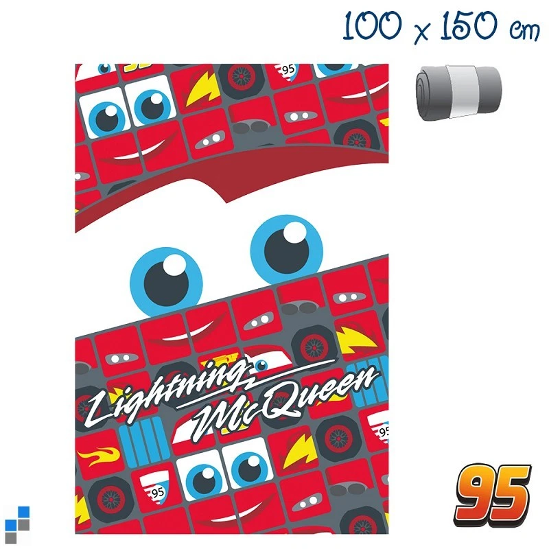 COUVERTURE POLAIRE ENFANT DISNEY CARS  100 X 150 CM  - Immagine 1 di 1
