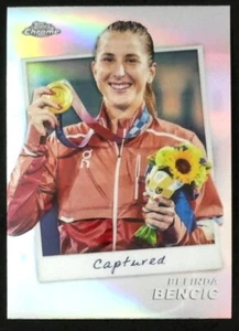 2024 Topps Chrome Belinda Bencic #CTD-BB Tennis CAPTURED - Picture 1 of 2