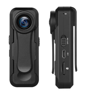 BOBLOV Mini Body Camera 1080P 32GB Video Audio Loop Recording Security Camcorder - Picture 1 of 10