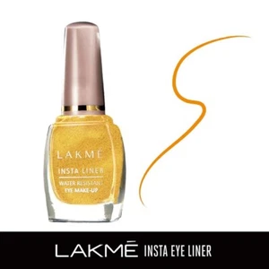 LAKMÉ Insta Liquid Eye Liner Yellow LongLasting Waterproof Smudge Proof Not Fade - Picture 1 of 5