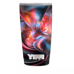 Skin Decal for Yeti 20 oz Rambler Tumbler Cup / abstract blown glass - Picture 1 of 1