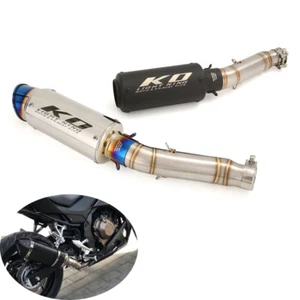 For Honda CBR300R CB300F 2015-2024 Exhaust Tips Motorcycle Mid 51mm Muffler Pipe - Bild 1 von 14