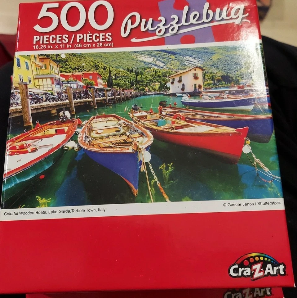 Puzzlebug de 500 piezas de madera colorida Barcos Foto 1 de 1