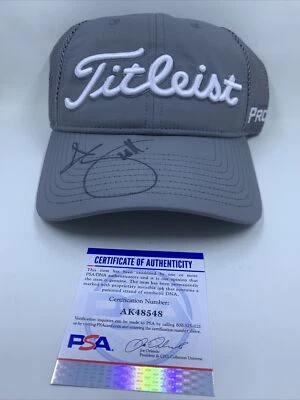 Adam Scott Signed Grey Titleist Golf Hat PSA/DNA PGA - Image 1 of 2