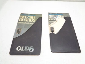 VINTAGE 1970'S 1980'S OLDSMOBILE 'OLDS' NOS RUBBER QUEEN MUD FLAPS ORIG PAIR +1 - Bild 1 von 5