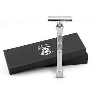 Maquinilla de afeitar Edge Safety para hombres y mujeres almohadilla de agarre antideslizante de acero inoxidable - Imagen 1 de 9