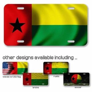 High Grade Aluminum License Plate - Flag of Guinea- Many Options - Picture 1 of 10