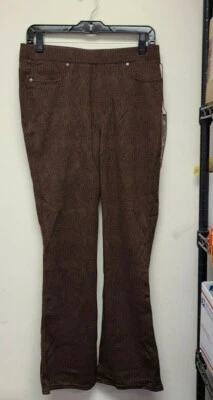 Pantalones Dg2 Diane Gilman Petite Medianos Espresso Cocodrilo Bota-Pierna Nuevos con Etiquetas (29-1163) Foto 1 de 4