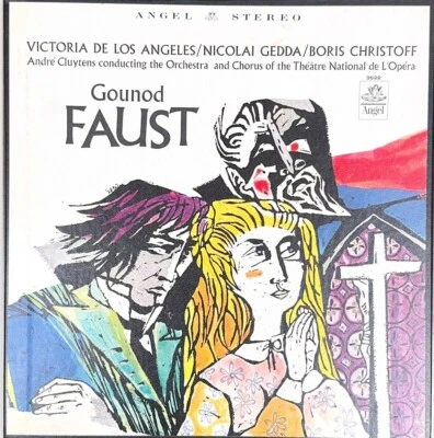 Faust by GOUNOD De Los Angeles Gedda Christoff 3622 D/L 4-LP Set & Libretto •NM‼ - Image 1 of 4