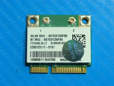 Sony Vaio 15.5" SVF15A18CXB Genuine  Wireless WiFi Card BCM943142HM - Image 1 of 4