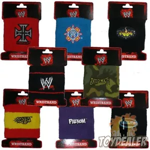 WWE Logo Wrestling Wristband Armband Schweissband Sport Training Fan Sweatband - Picture 1 of 9