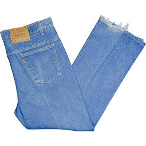 Vintage Levis 517 0217 Bootcut Jeans 42x30 Orange Tab USA Made 90s Medium Wash - Picture 1 of 17