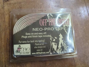 VINTAGE OFF THE FRONT NEO-PRO HANDLEBAR TAPE - Celtic Red/Black - NOS - Picture 1 of 3