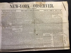 Henry Clay Beerdigung 1852 New York NYC Mangels Religion Nicht genug Kirchen - Bild 1 von 16
