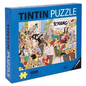 Puzzle 1000 pièces Tintin, Tchang ! Tintin au Tibet + Poster 68x48cm (81568) - Imagen 1 de 2