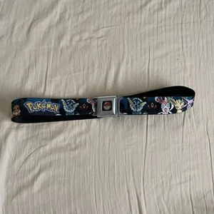 Pokemon Belt Buckle Down 2016 Made In USA Adjustable - Picture 1 of 6