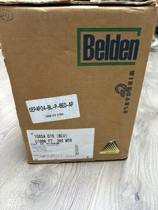 Belden 1585A D15 Cat5e, Plenum, Blue, 4 Pair, Datatwist R, 24 AWG, 641 ft. - Picture 1 of 3