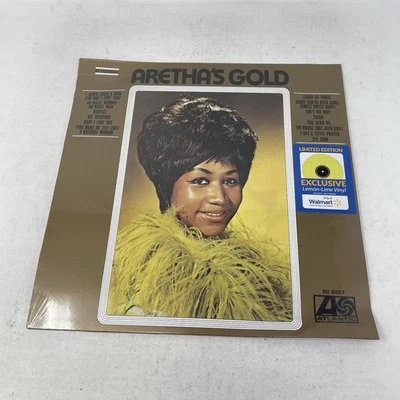 Aretha Franklin - Aretha’s Gold - Exclusive Lemon Lime Vinyl Record *Read* - Image 1 of 4