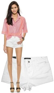 J BRAND Womens Idol (white) HIGH RISE HOT PANT SHORTS Denim NWT 30 - Picture 1 of 5