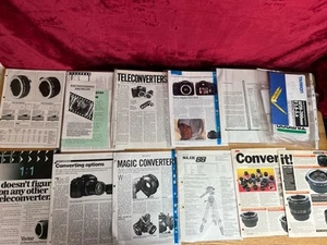 Bundle of Vintage Camera Brochures Leaflets Ephemera Instructions Hints mixed - Picture 1 of 18