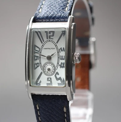 [Exc+5] Reloj suizo de cuarzo para mujer HAMILTON Ardmore H112110 pequeño segundo 19 mm Foto 1 de 4