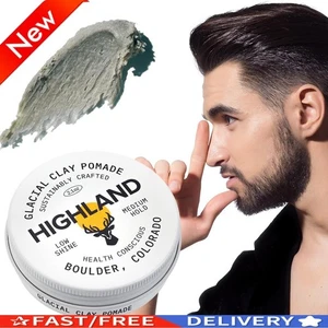 Highland Glacial Hair Clay Pomade - Award Winning Hair Styling Clay - 2.1Oz New - Picture 1 of 11