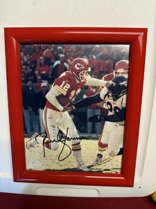 KC Chiefs-Rich Ganon #12 KC Autographed Framed Picture. (Not Authenticated). - Picture 1 of 2