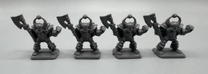 Heroquest (1989) - Milton Bradley - Miniatura Guerrero del Caos x 4 - Sin pintar - Imagen 1 de 7