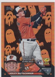 2023 Topps Update ADLEY RUTSCHMAN Halloween Ghost Foil SP #US180 Orioles Rookie - Picture 1 of 1