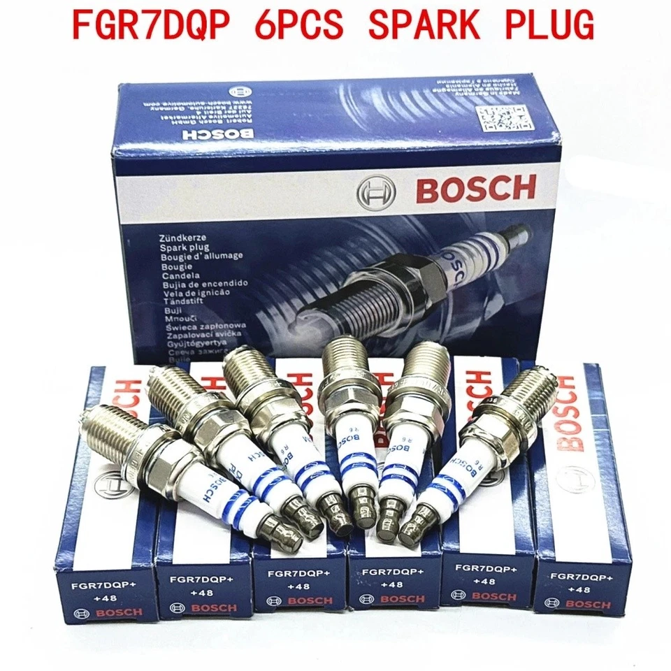 6x Bujías Bosch Platinum FGR7DQP para BMW E39 E46 E83 E36 E53 12120037607 Foto 1 de 4