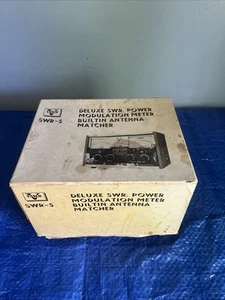 Vanco Swr-5 Deluxe Power Modulation Meter Untested - Zdjęcie 1 z 3
