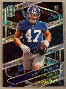 Theo Johnson 2024 Panini Spectra NFL Interstellar Rookie RC #172 Giants /60 - Bild 1 von 8